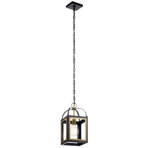 KK52030BKNBR Vath Mini-Pendant Pendant Light - Black / Natural Brass