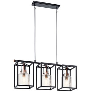 KK52033BK Kitner Linear Pendant Pendant Light - Black