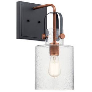 KK52036ACO Kitner 1 Bulb Wall Sconce - Antique Copper