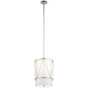 KK52073SN Birkleigh Drum Pendant Pendant Light - Satin Nickel