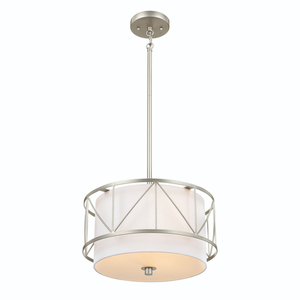 KK52074SN Birkleigh Multi Light Pendant Light - Satin Nickel