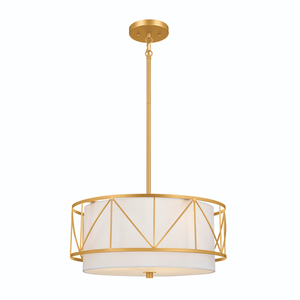 KK52075CLG Birkleigh Multi Light Pendant Light - Classic Gold