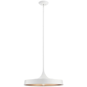 KK52096WH Elias Down Light Pendant Light - White