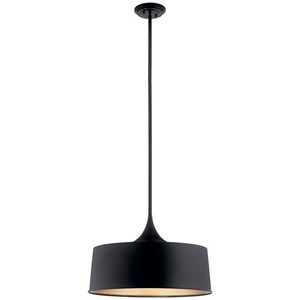 KK52097BK Elias Down Light Pendant Light - Black