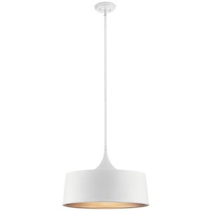 KK52097WH Elias Down Light Pendant Light - White