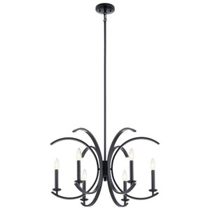 KK52116BK Cassadee Mid Sized Chandelier Chandelier - Black