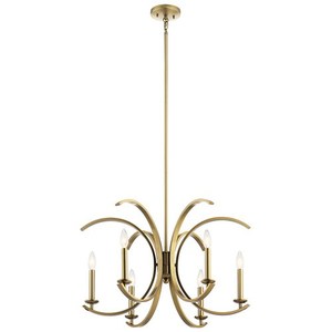 KK52116BNB Cassadee Mid Sized Chandelier Chandelier - Brushed Natural Brass