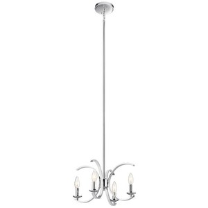 KK52119CH Cassadee Mini Chandelier - Chrome