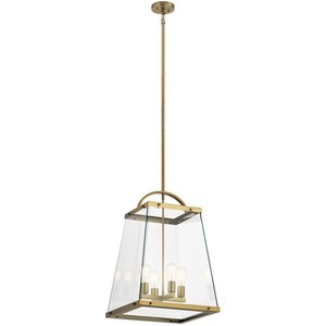 KK52124BNB Darton Entrance / Foyer Pendant Light - Brushed Natural Brass