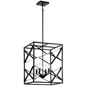 KK52141BK Sevan Entrance / Foyer Pendant Light - Black