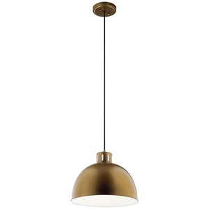 KK52153NBR Zailey Down Light Pendant Light - Natural Brass