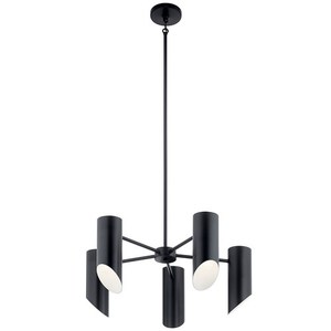 KK52160BK Trentino Mid Sized Chandelier Chandelier - Black