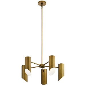 KK52160NBR Trentino Mid Sized Chandelier Chandelier - Natural Brass