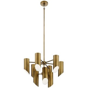 KK52162NBR Trentino Mid Sized Chandelier Chandelier - Natural Brass