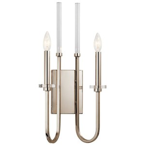 KK52214PN Kadas Multi Bulb Wall Sconce - Polished Nickel