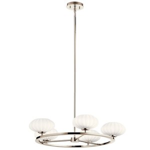 KK52223PN Pim Mid Sized Chandelier Chandelier - Polished Nickel