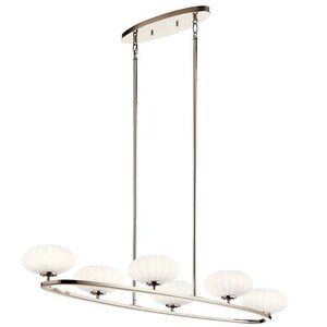 KK52224PN Pim Linear Pendant Pendant Light - Polished Nickel