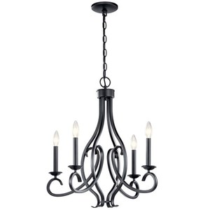 KK52239BK Ania Mini Chandelier - Black