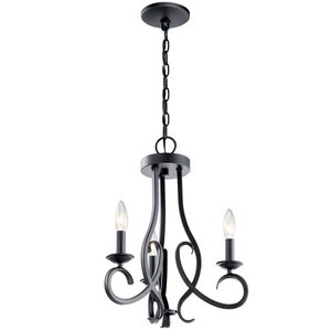 KK52243BK Ania Mini Chandelier - Black