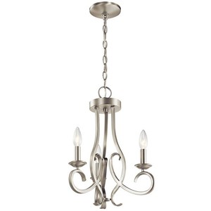 KK52243NI Ania Mini Chandelier - Brushed Nickel