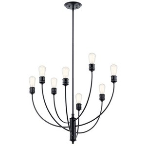 KK52255BK Hatton Mid Sized Chandelier Chandelier - Black