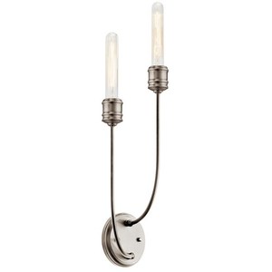 KK52259CLP Hatton Multi Bulb Wall Sconce - Classic Pewter