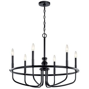 KK52304BK Capitol Hill Mid Sized Chandelier Chandelier - Black