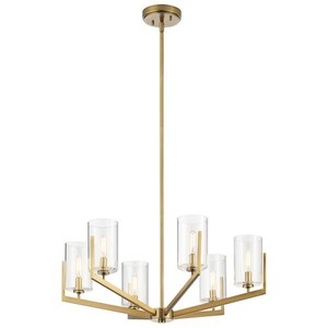 KK52314BNB Nye Mid Sized Chandelier Chandelier - Brushed Natural Brass