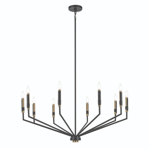 KK52348BK Armand Large Foyer Chandelier Chandelier - Black