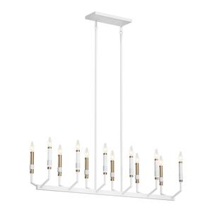 KK52350WH Armand Large Foyer Chandelier Chandelier - White