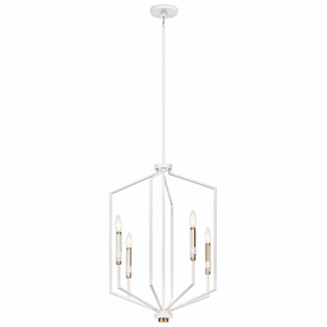 KK52351WH Armand Entrance / Foyer Pendant Light - White