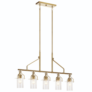 KK52379NBR Everett Large Foyer Chandelier Chandelier - Brushed Brass