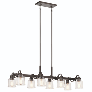 KK52400BK Aivian Large Foyer Chandelier Chandelier - Black