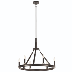 KK52420BK Emmala Mid Sized Chandelier Chandelier - Black