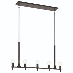 KK52425BK Torvee Large Foyer Chandelier Chandelier - Black