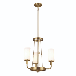 KK52450NBR Vetivene Mini Chandelier - Natural Brass