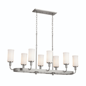 KK52453CLP Vetivene Large Foyer Chandelier Chandelier - Classic Pewter