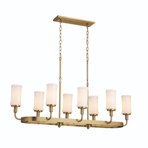 KK52453NBR Vetivene Large Foyer Chandelier Chandelier - Natural Brass