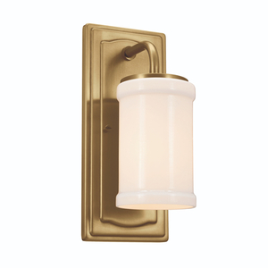 KK52454NBR Vetivene 1 Bulb Wall Sconce - Natural Brass