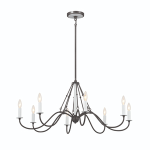 KK52456AVI Freesia Large Foyer Chandelier Chandelier - Anvil Iron