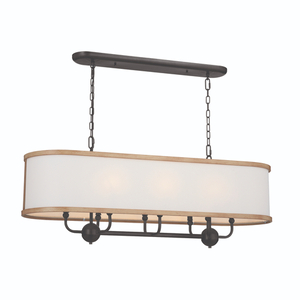 KK52467AVI Heddle Large Foyer Chandelier Chandelier - Anvil Iron