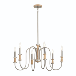 KK52470NI Karthe Mid Sized Chandelier Chandelier - Brushed Nickel