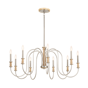 KK52471NI Karthe Large Foyer Chandelier Chandelier - Brushed Nickel