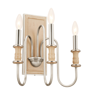 KK52473NI Karthe Multi Bulb Wall Sconce - Brushed Nickel