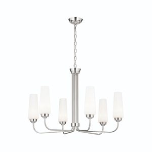 KK52480PN Truby Mid Sized Chandelier Chandelier - Polished Nickel