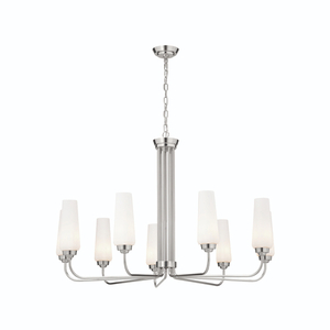 KK52481PN Truby Large Foyer Chandelier Chandelier - Polished Nickel