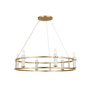 KK52490BNB Rosalind Mid Sized Chandelier Chandelier - Brushed Natural Brass