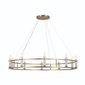 KK52491BNB Rosalind Large Foyer Chandelier Chandelier - Brushed Natural Brass