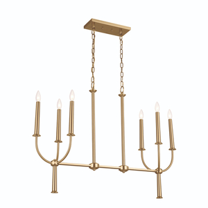 KK52495BNB Florence Mini Chandelier - Brushed Natural Brass