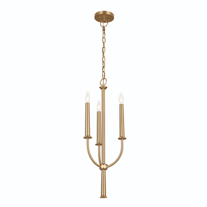 KK52496BNB Florence Mini Chandelier - Brushed Natural Brass